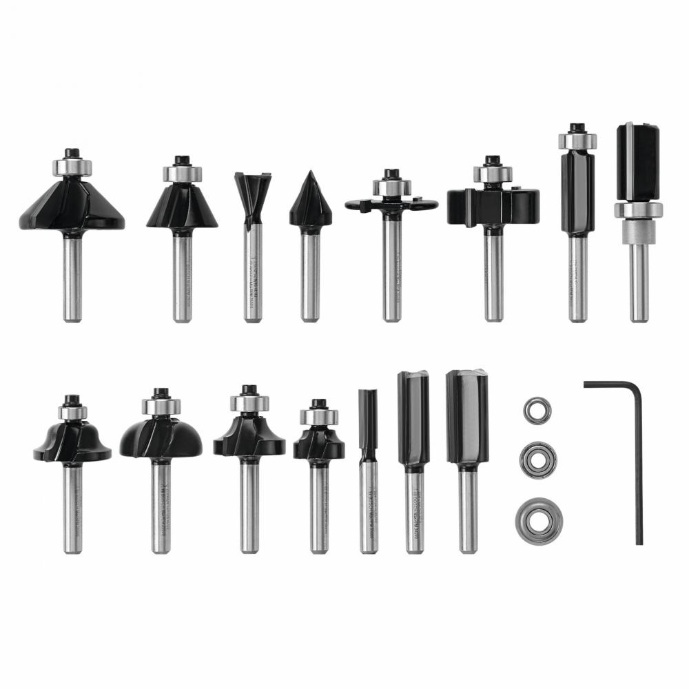 15 pc. Wood Router Bit Set