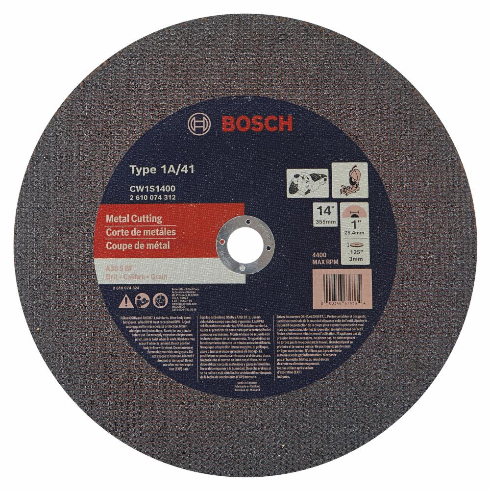 14 In. Metal Cutting Abrasive Wheel