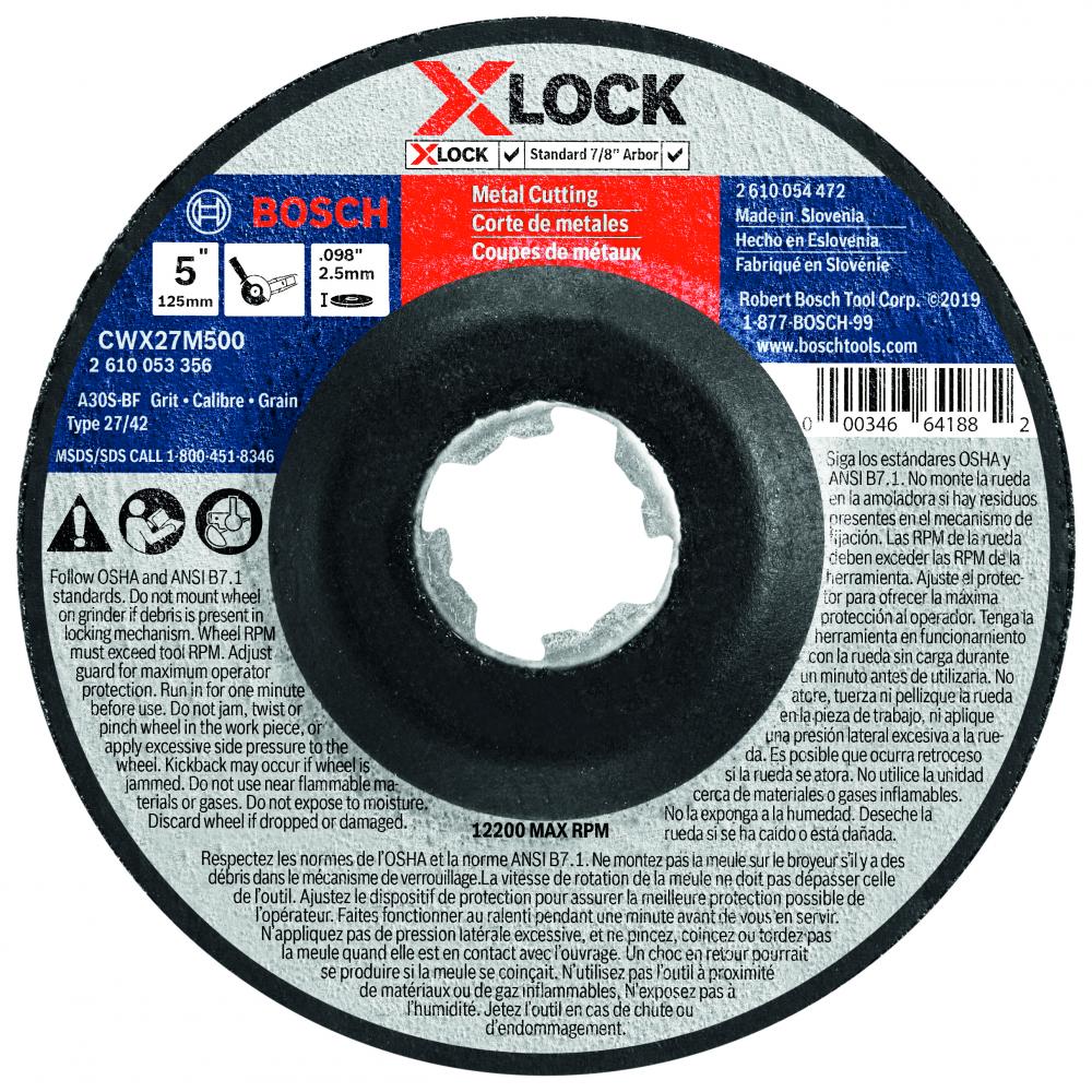 5 In. X-LOCK Abrasive Wheel