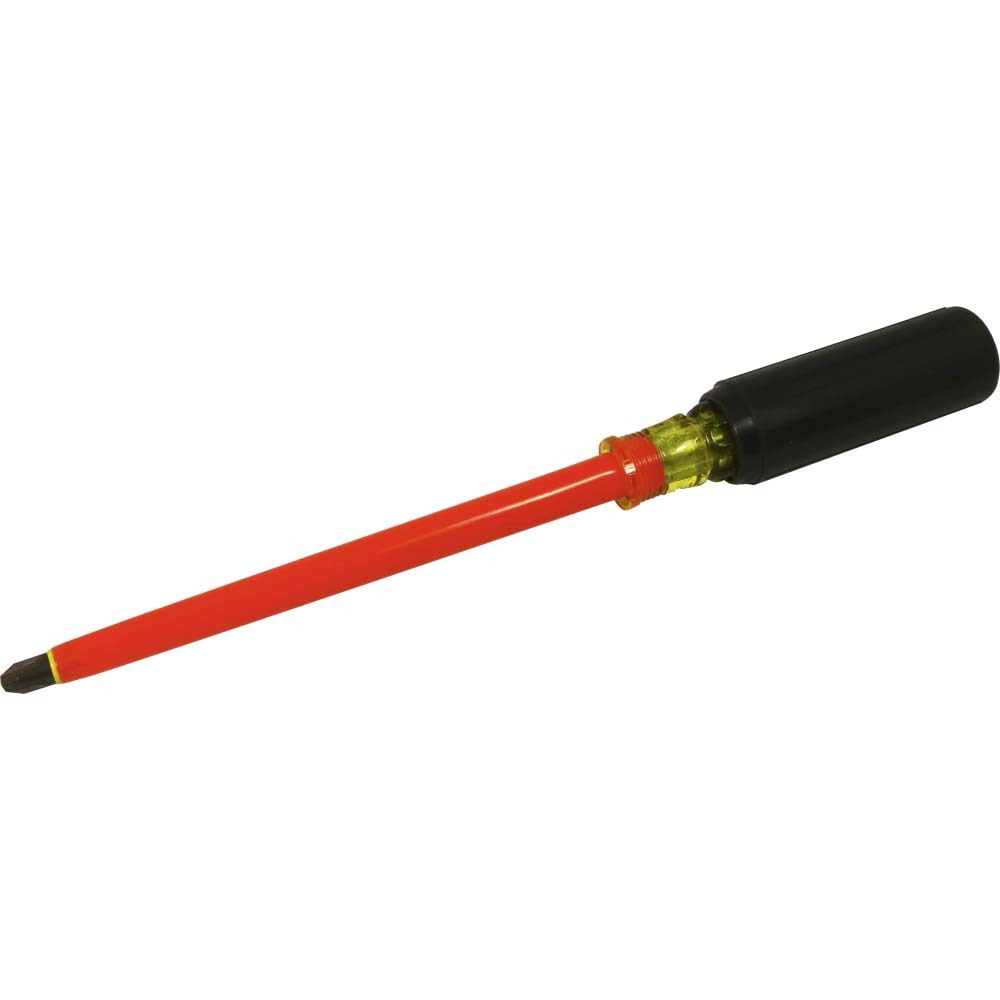 #4 Phillips Screwdriver, 3/8&#34; Shank, 8&#34; Blade Length, 1000V Insulated