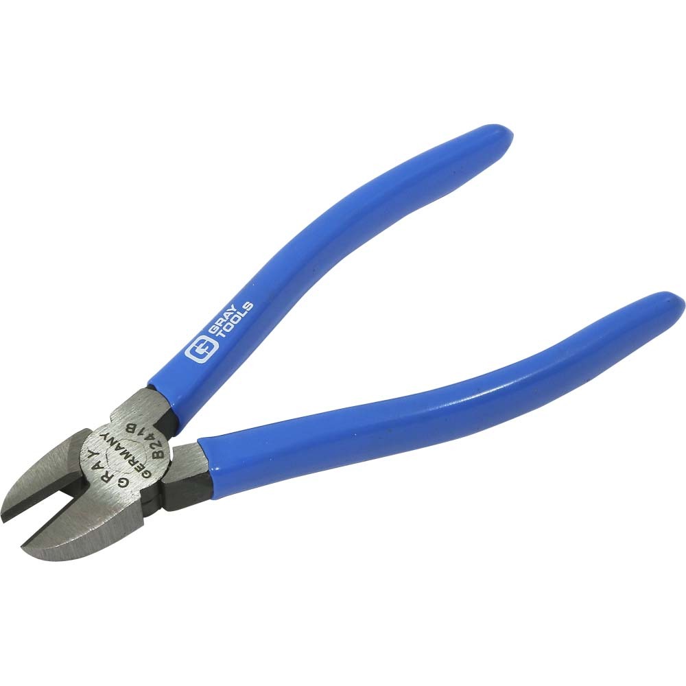 6-1/2&#34; Side Cutting, Diamond Slim Nose Pliers, With Vinyl Grips, 7/8&#34; Jaw