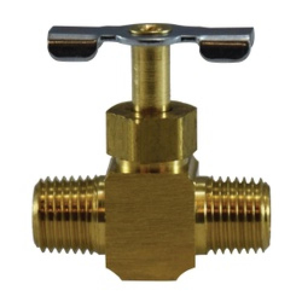 VALVE NDL PAIT HVY 1/8 X 1/8IN MIP X MIP
