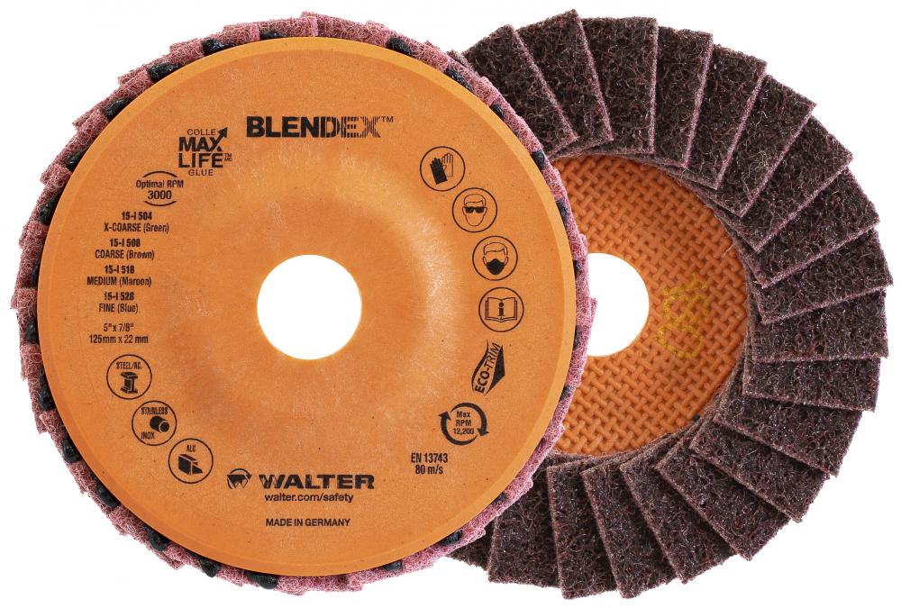 BLENDEX FLAP DISC 5X7/8&#34; MEDIUM