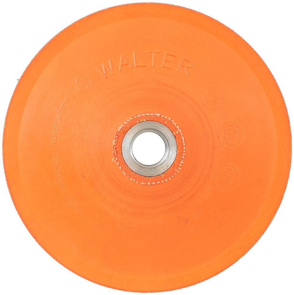 RUBBER BACKING PAD 5X5/8-11