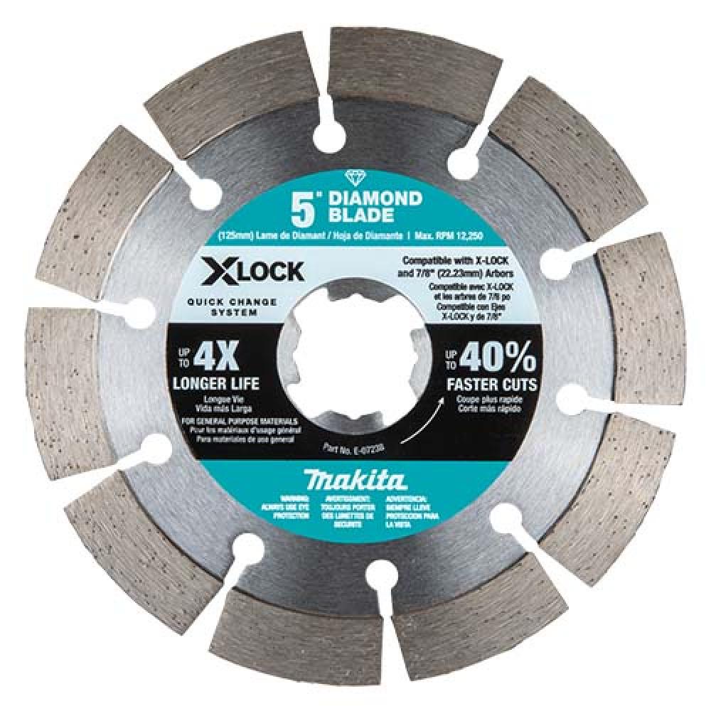 X-LOCK 5&#34; Segmented Diamond Blade for Masonry Cutting (E-07238)