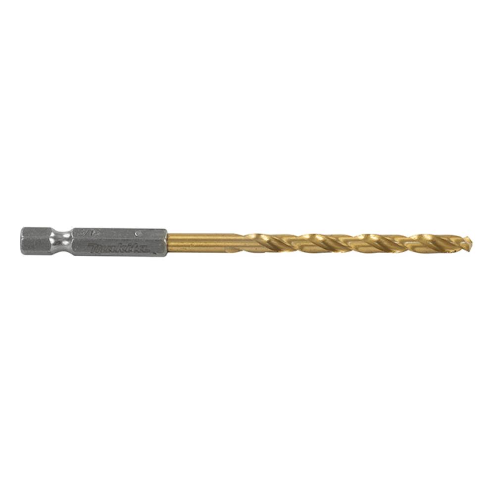 1/4&#34; Hex HSS-TiN (Titanium-Nitride) Twist Drill Bits