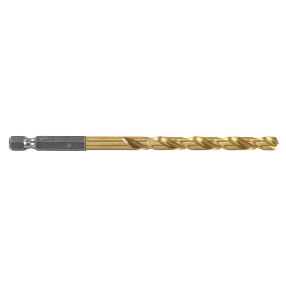 1/4&#34; Hex HSS-TiN (Titanium-Nitride) Twist Drill Bits