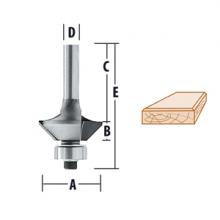 Makita 733128-3A - 15Â° Bevel Trimmer Bit - 2 Flut