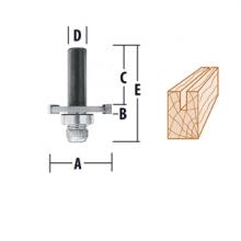 Makita 733330-A - Slot Cutting Assemblies - 3 Flute Router Bits