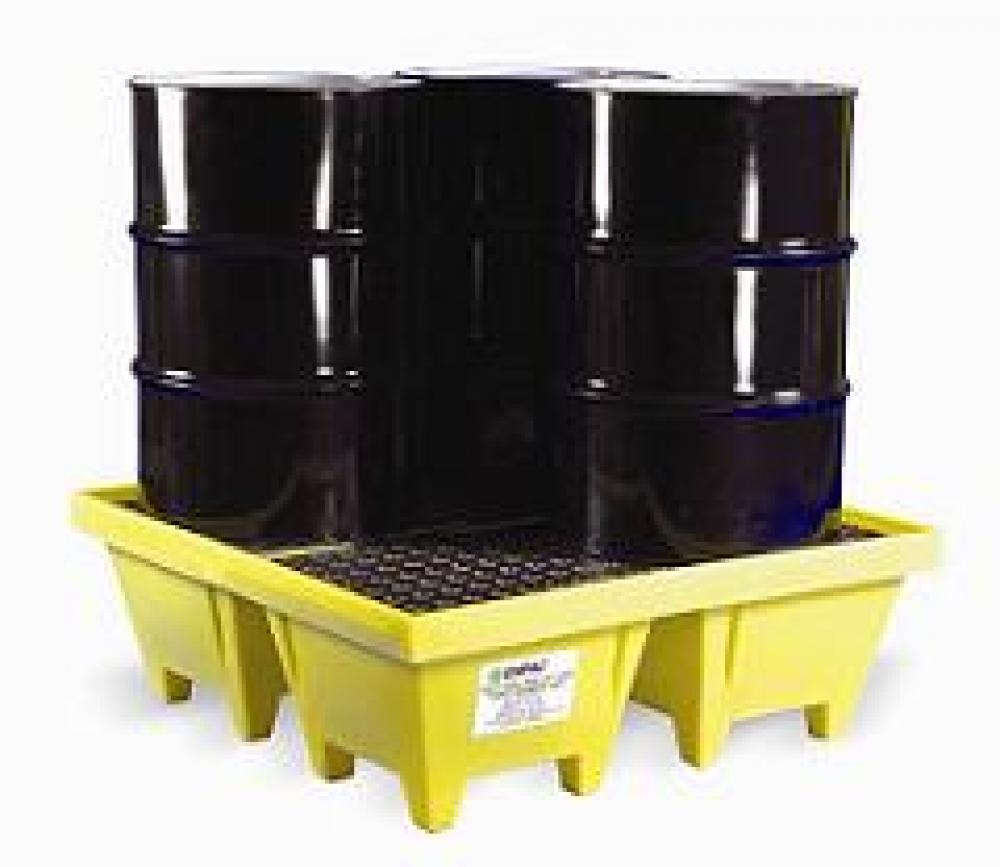 Poly-Spillpallet 6000 (4 DRUM) - 50&#34; X 50&#34; X 17&#34;