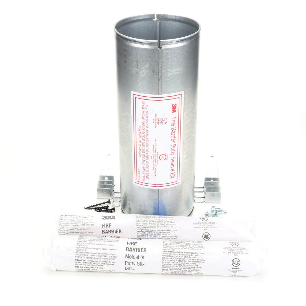 3M™ Fire Barrier Putty Sleeve Kit, DT 400, round, 4 in (10.2 cm)