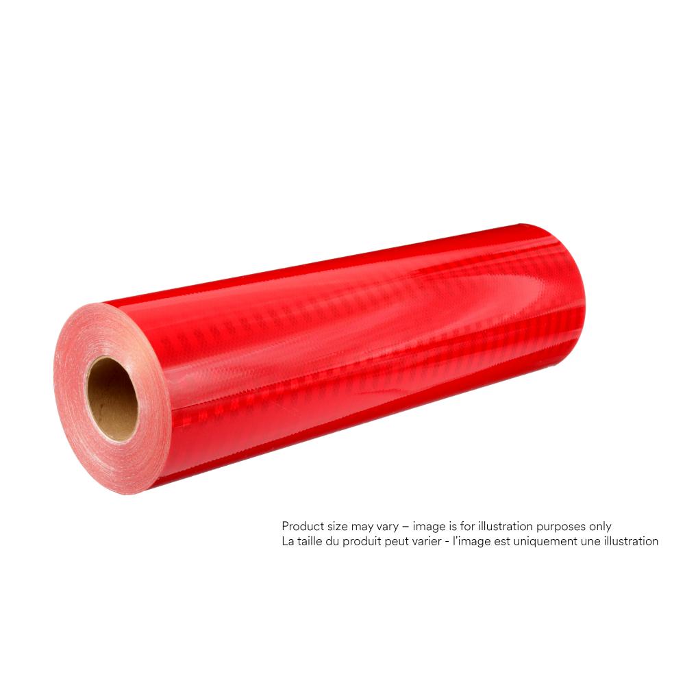 3M™ High Intensity Prismatic Reflective Sheeting 3932, Red, 6 in x 50 yd (152.4 mm x 45.72 m)