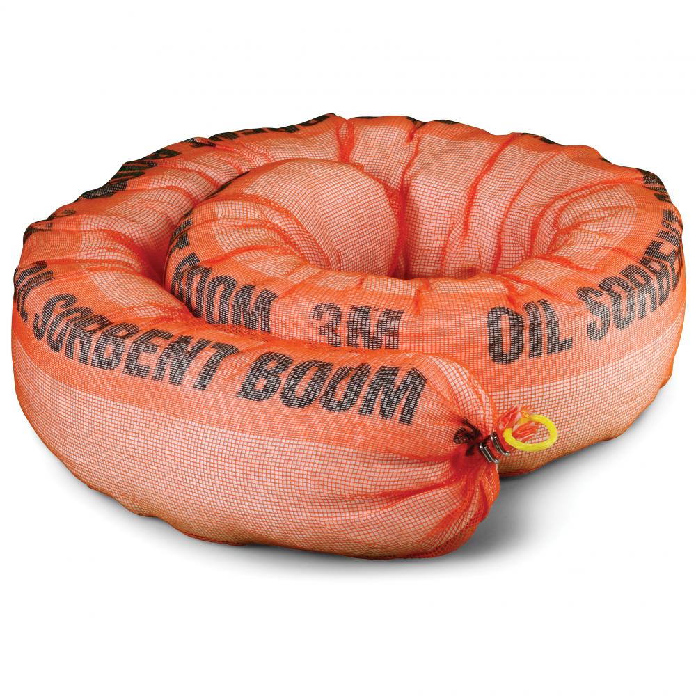 3M™ Petroleum Sorbent Boom, T-270, 203 mm x 3.05 m (8 in x 10 ft)