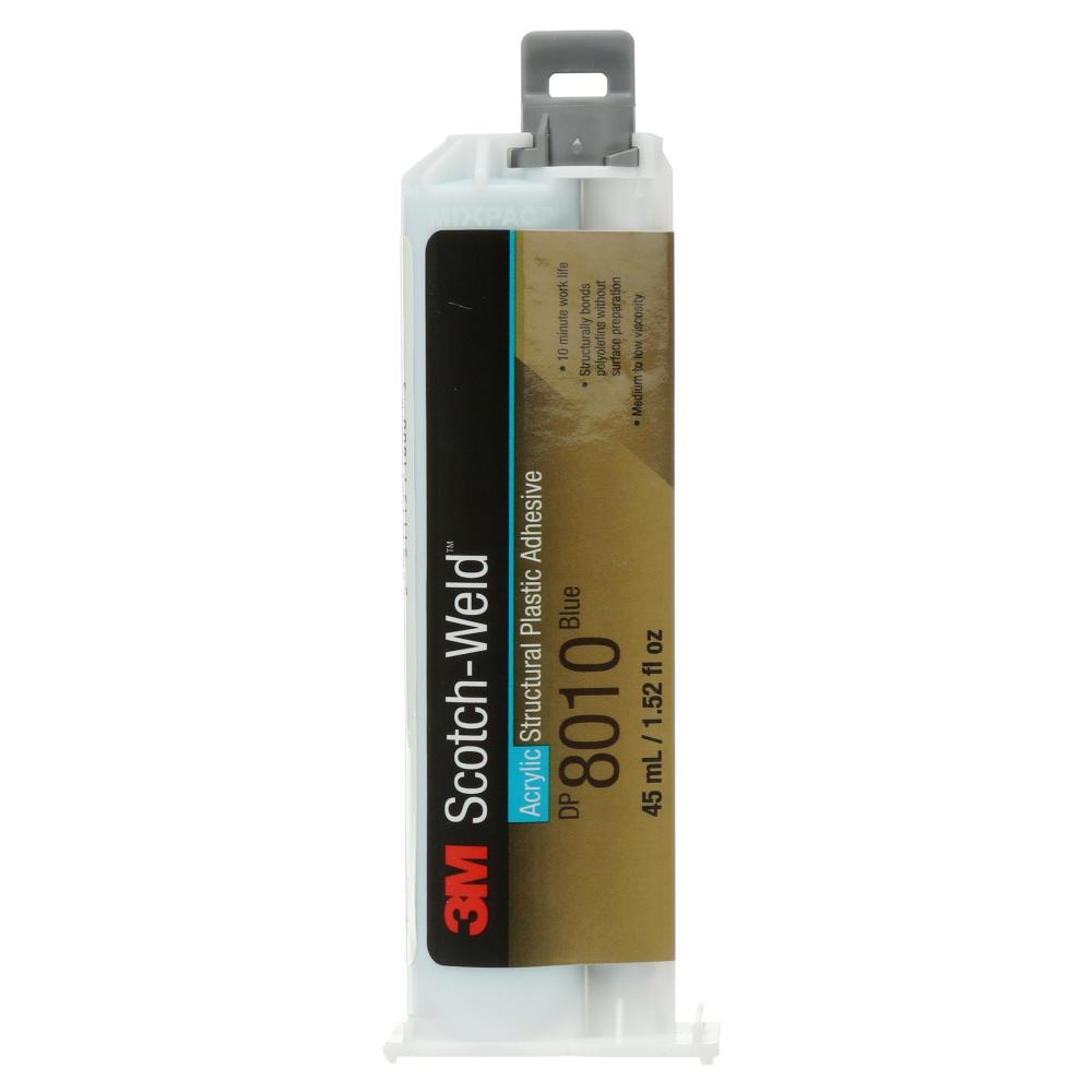3M™ Scotch-Weld™ Structural Plastic Adhesive, DP8010, blue, 1.58 fl. oz. (45 ml)