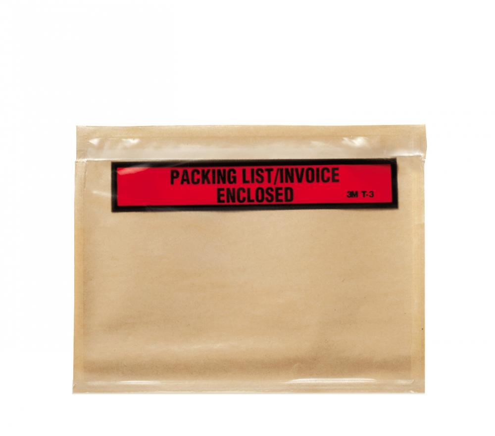 3M™ Top Print Packing List Envelope PLE-T3, 7 in x 5-1/2 in, 1000/Case