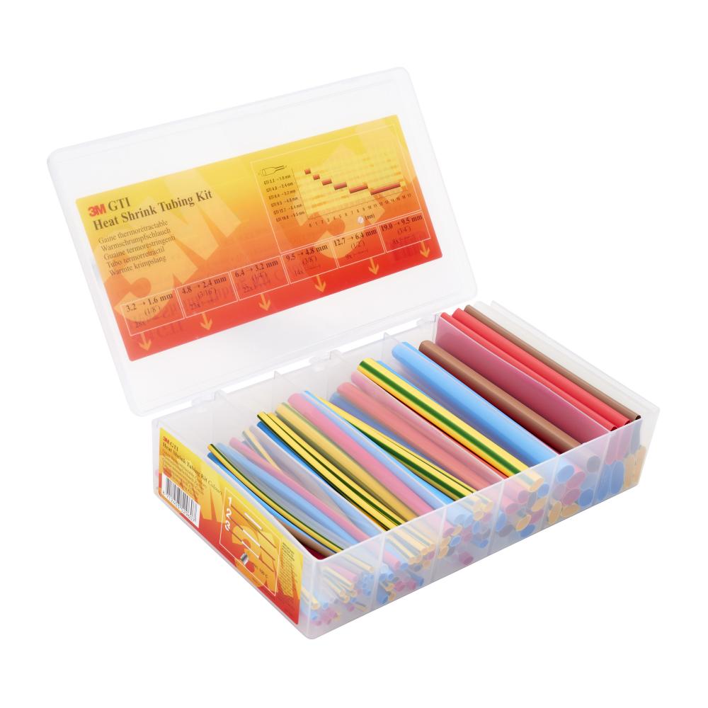 3M™ GTI Heatshrink Tubing Kit Box Colour mix