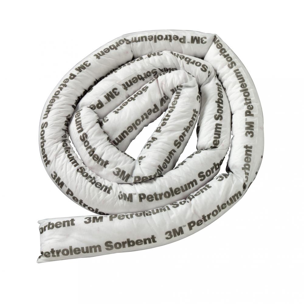 3M™ Petroleum Sorbent Mini-Boom, T-12, 76 mm x 3.7 m (3 in x 12 ft)