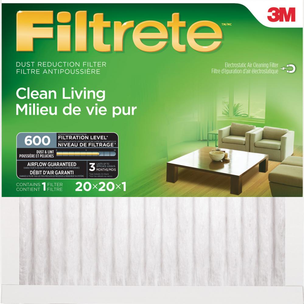 Filtrete™ 9832DC Dust & Pollen Reduction Filter, Blue, 20 x 20 x 1 - 4/case