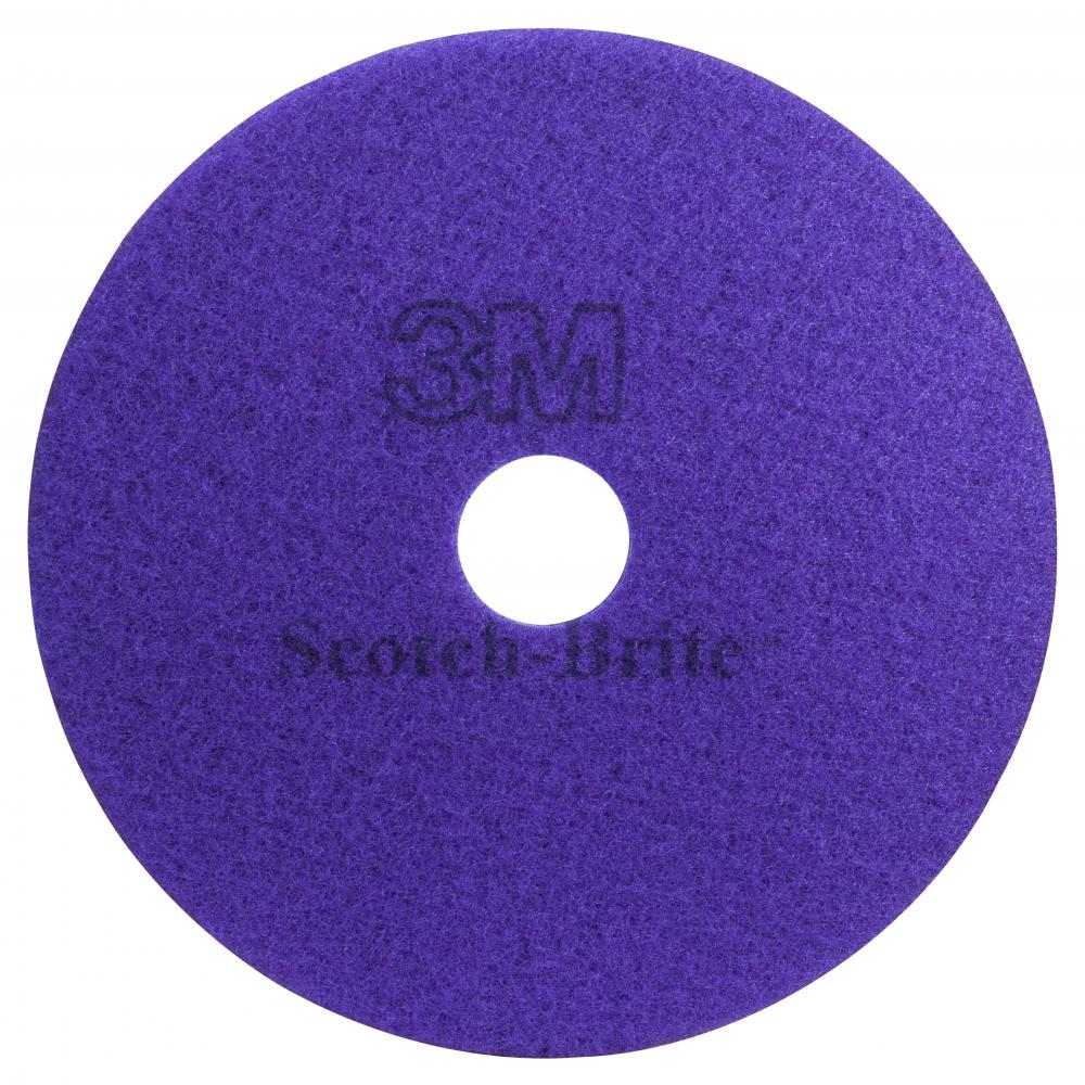 Scotch-Brite™ Purple Diamond Floor Pad Plus, F-PURPLE-16, 406 mm (16 in)