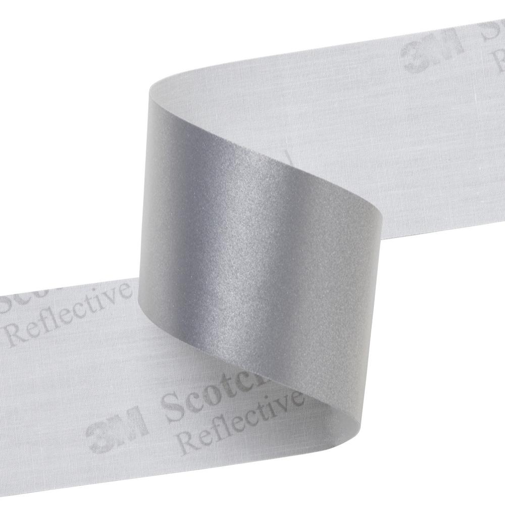 3M™ Scotchlite™ Reflective Material - 8910 Silver Fabric, 50.8 mm x 100 m, 6 rolls/carton