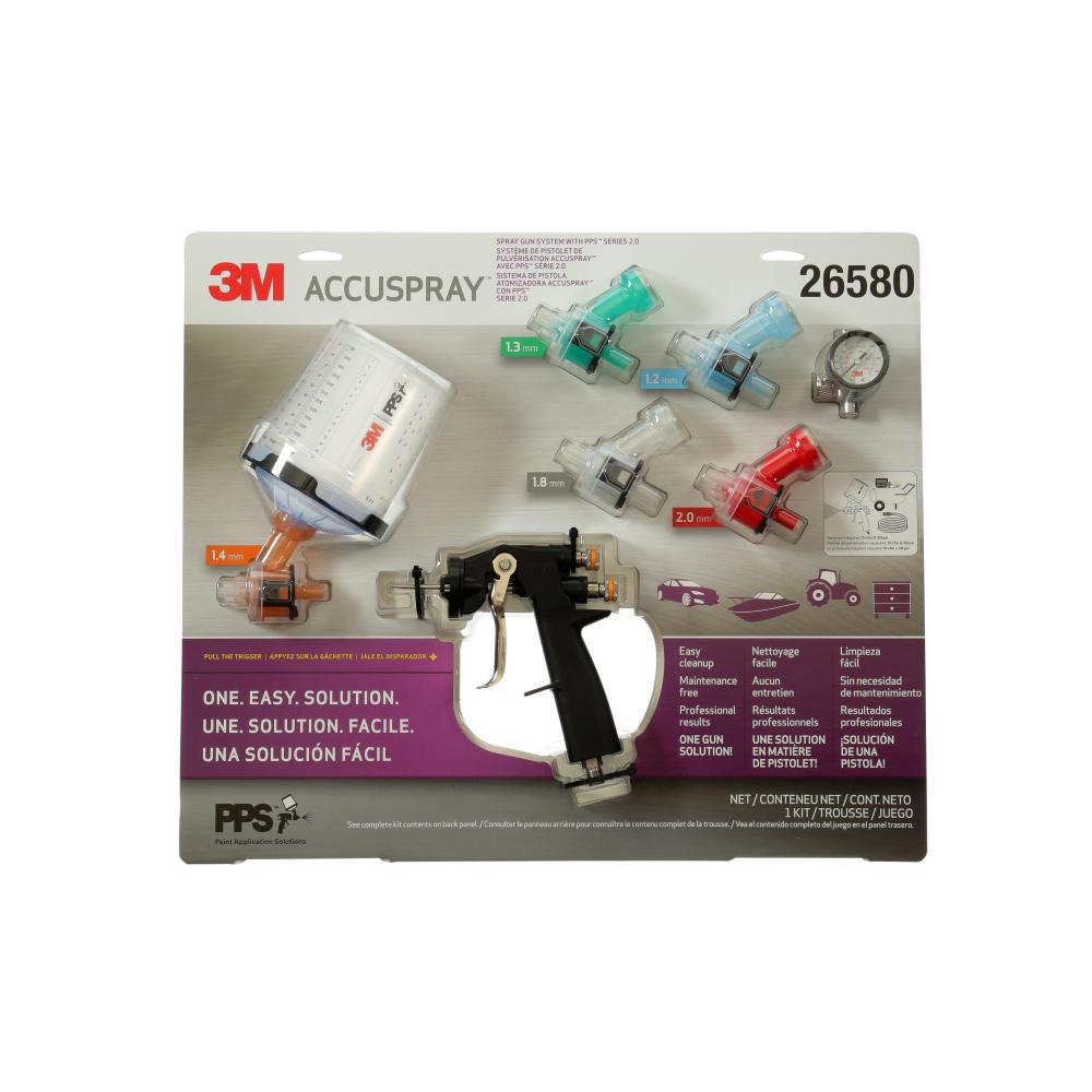 3M™ Accuspray™ ONE Spray Gun System with 3M™ PPS™ Series 2.0 Spray Cup System, 26580