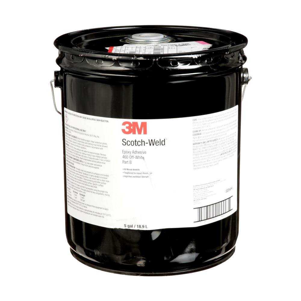 3M™ Scotch-Weld™ Epoxy Adhesive, DP460, white, 5 gal. (19 L)