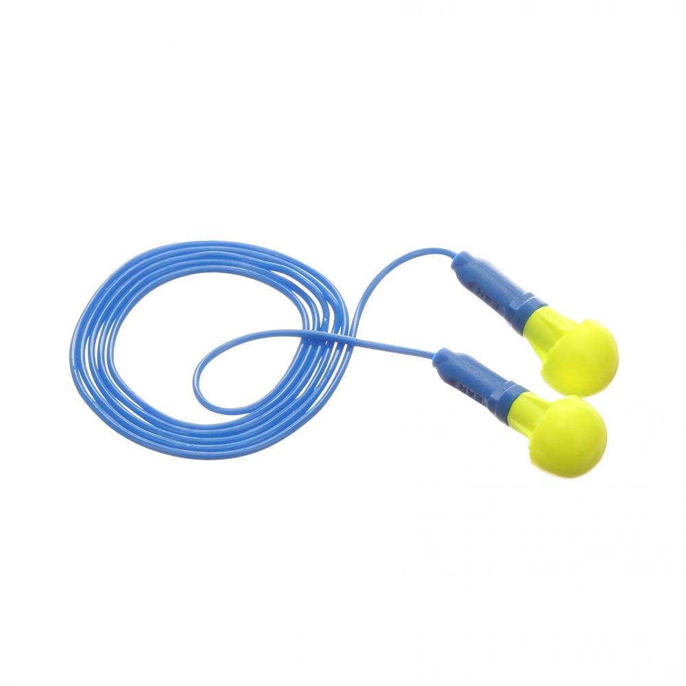 3M™ E-A-R™ Push-Ins Earplugs, 318-1003, yellow/blue, corded