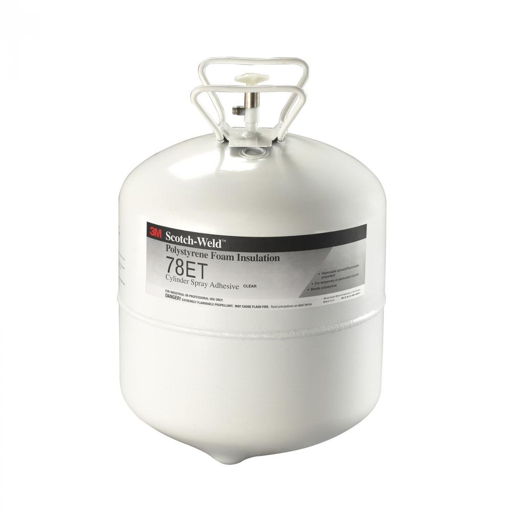 3M™ Polystyrene Insulation Spray Adhesive, 78 ET, clear, 29.3 lbs (8.8 kg)