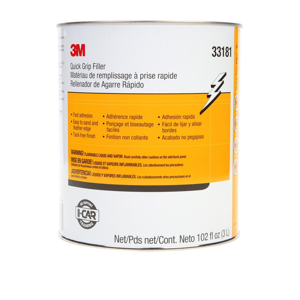 3M™ Quick Grip Body Filler, PN33181, 102 fl. oz. (3 L)