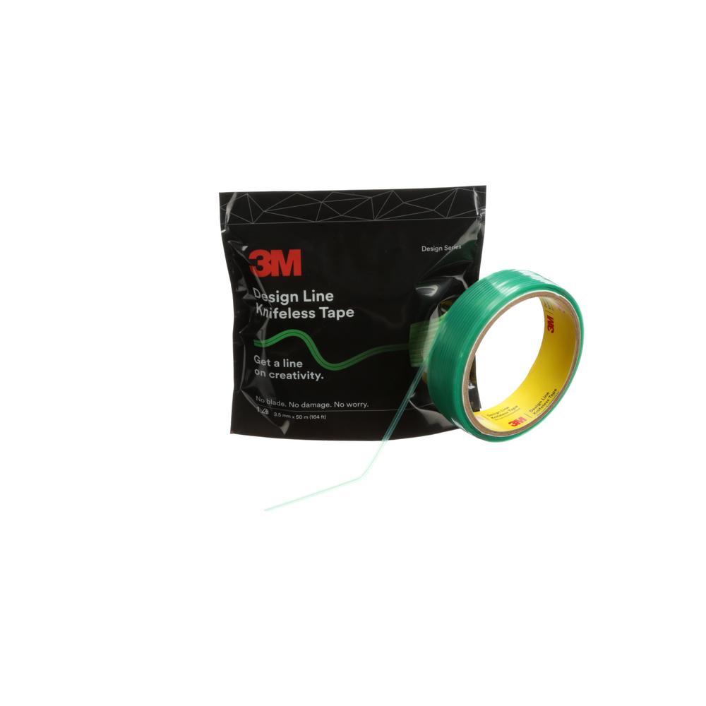 3M™ Design Line Knifeless Tape, KTS-DL1, green, 5 mm x 50 m