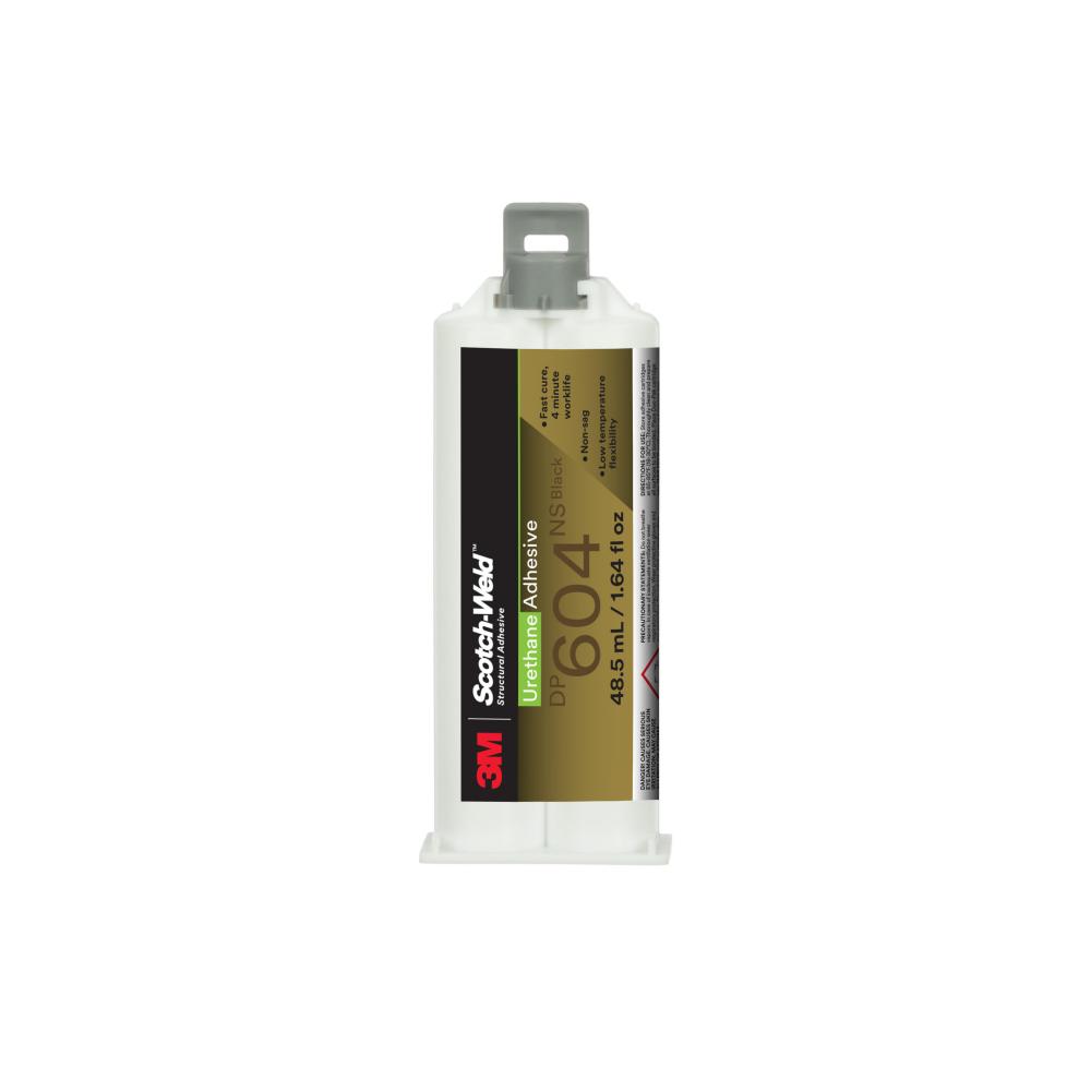3M™ Scotch-Weld™ Urethane Adhesive DP604NS, Black, 48.5 mL Duo-Pak, 12/Case