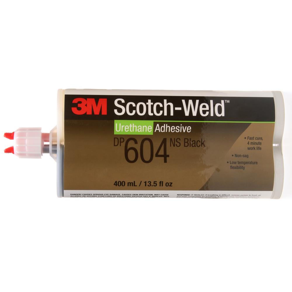3M™ Scotch-Weld™ Urethane Adhesive, DP604NS, black, 13.52 fl. oz. (400 ml)