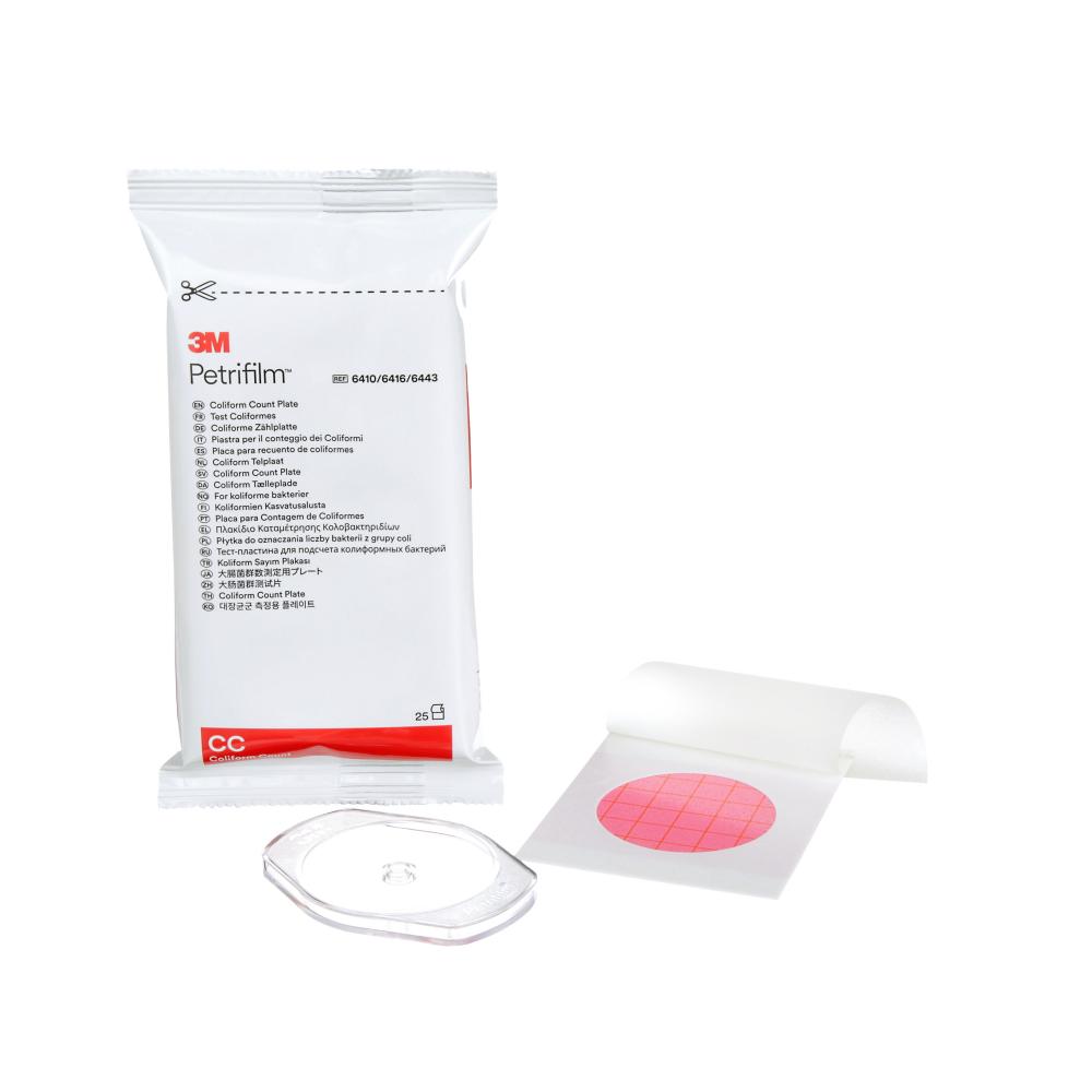 3M™ Petrifilm™ Coliform Count Plates, 6410, 50 per box
