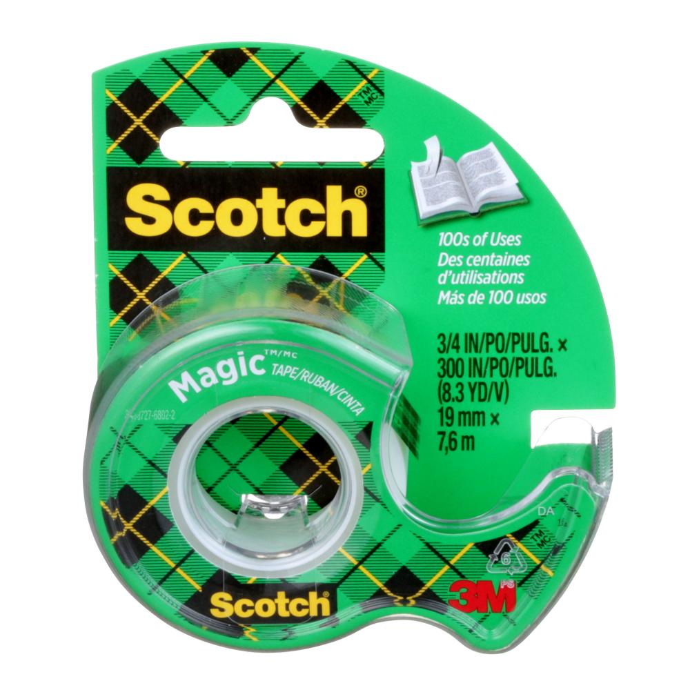 Scotch Magic Tape with dispenser and Boxed refills