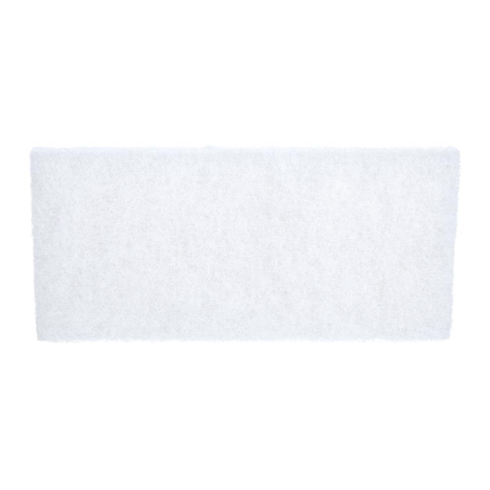 3M™ Doodlebug™ White Cleaning Pad, 8440, 117 mm x 254 mm (4.6 in x 10 in)