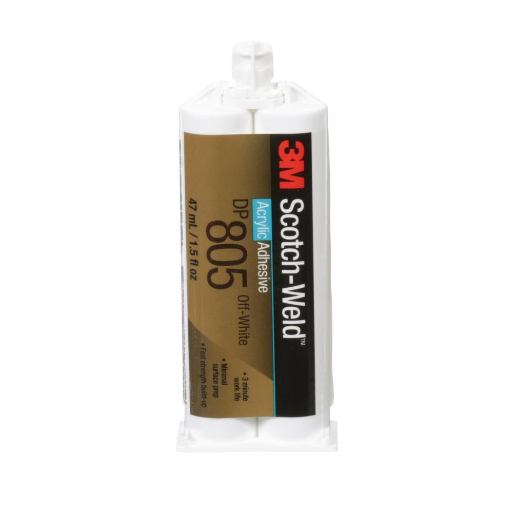 3M™ Scotch-Weld™ Acrylic Adhesive, DP805, off-white, 1.71 fl. oz. (48.5 ml)