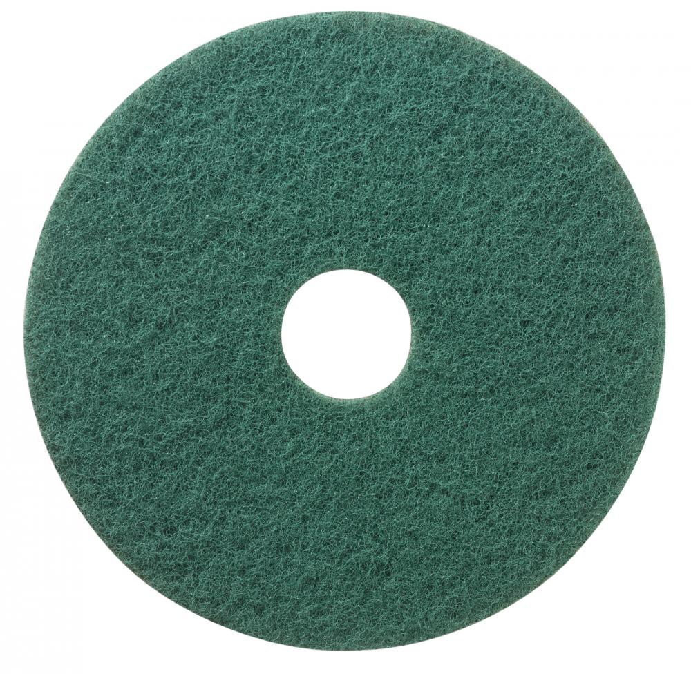 5400PLG Green Scrubbing Pads 15 in, 5/case