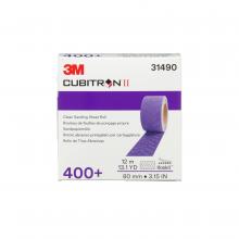 3M 7100141525 - 3M™ Cubitron™ II Hookit™ Clean Sanding Sheet Rolls, 737U, 400+ grade, 80 mm x 13 m