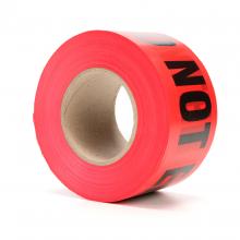 3M 7000133181 - Scotch® Barricade Tape, 362, red, "Danger", 3 in x 1000 ft (76.2 mm x 304.8 m)