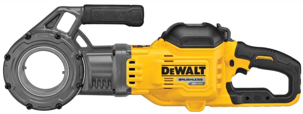 60V MAX FLEXVOLT PIPE THREADER KIT W/ DIE HEADS, 2 BATTERIES (9.0AH), CHARGER AN