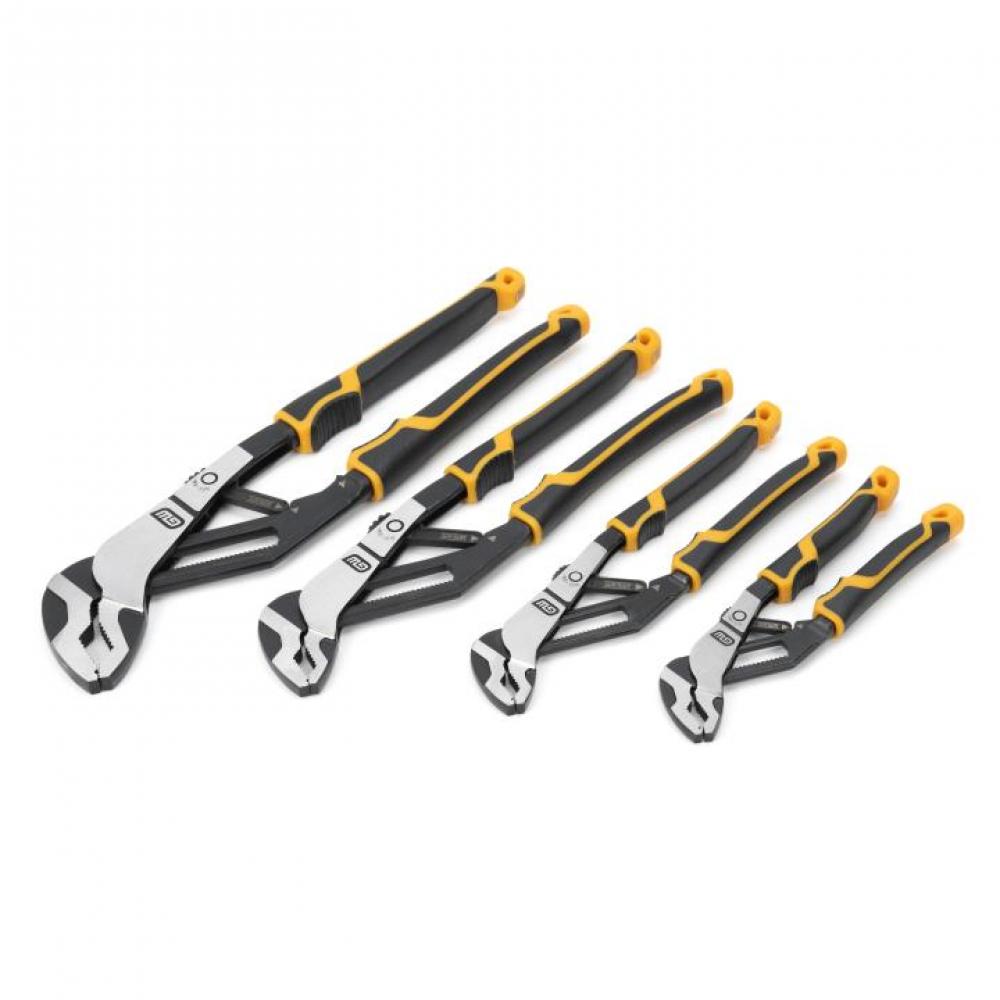 4 Pc. PITBULL Auto-Bite™ Tongue & Groove Dual Material Pliers