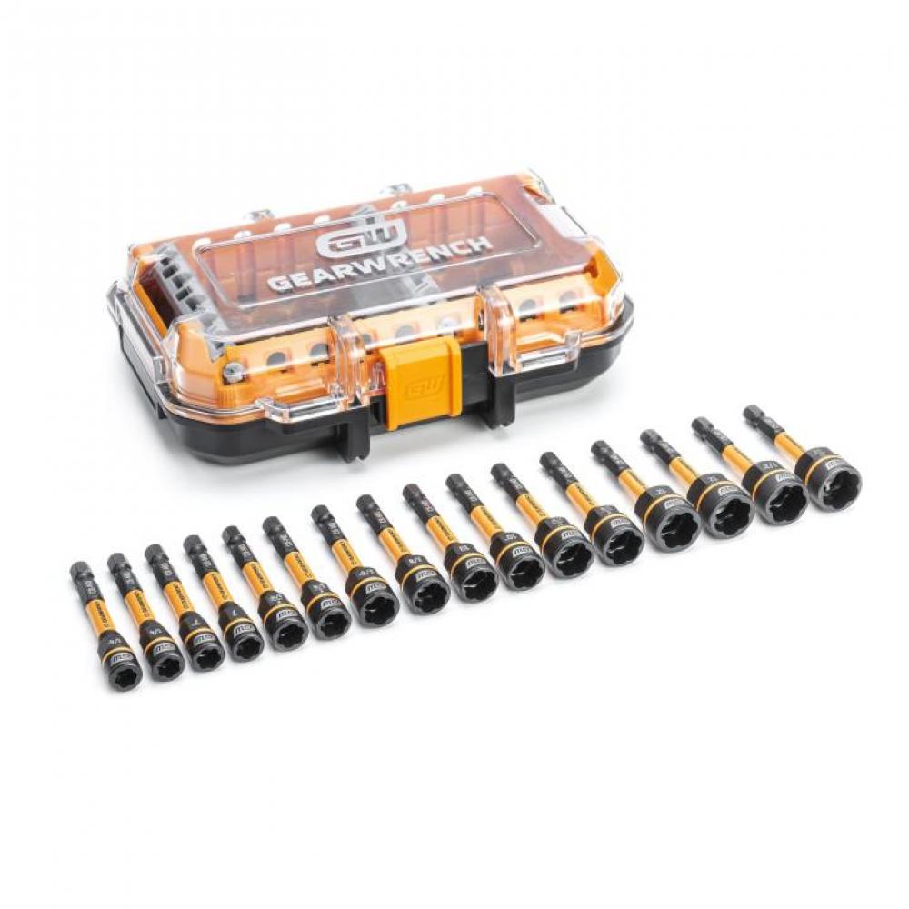 16 Pc. Bolt Biter™ Nut Extractor & Driver Set