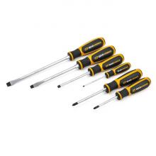 GearWrench 80050H - 6 Pc. Dual Material Combination Screwdriver Set