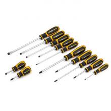 GearWrench 80051H - 12 Pc. Dual Material Combination Screwdriver Set