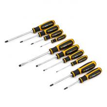 GearWrench 80060H - 10 Pc. Dual Material Combination Screwdriver Set