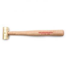 GearWrench 81-110G - Brass Hammers with Hickory Handles
