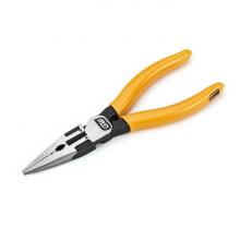 GearWrench 82176-06 - PITBULL Dipped Handle Long Nose Pliers