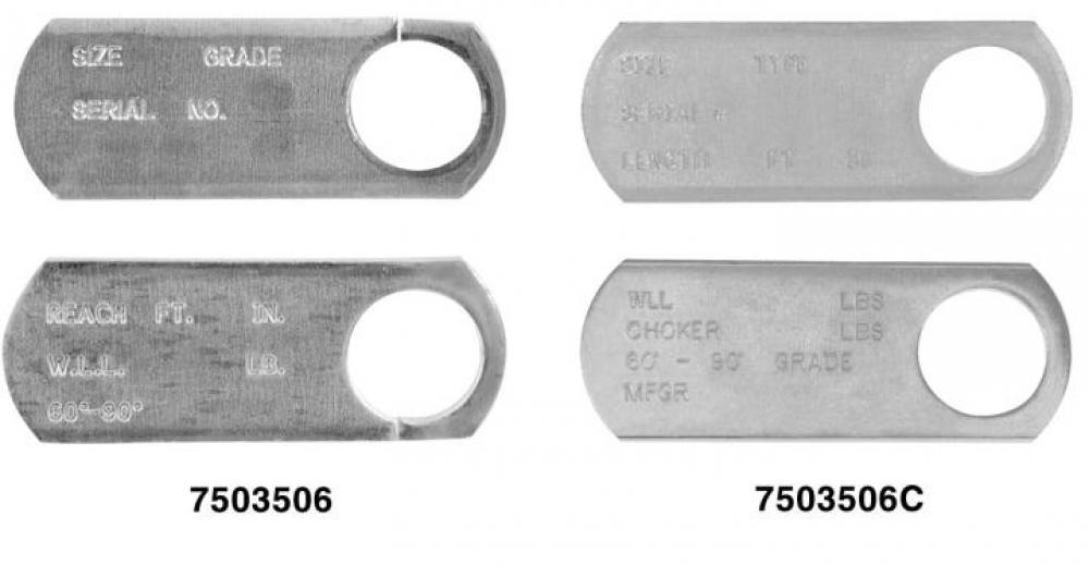 SPLIT (OPEN) SLING FIELD ID TAG, 50/CT