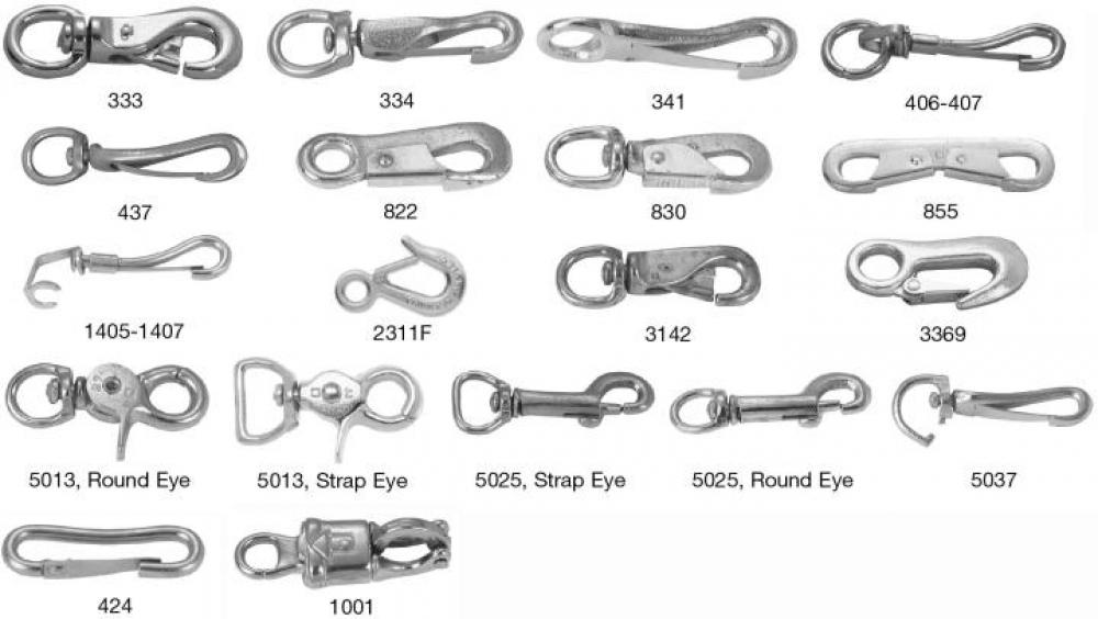 SNAP HOOK,3/4&#34;,LATCHED,#2311