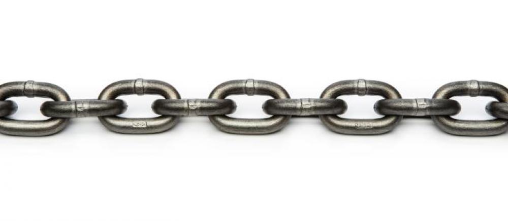 BINDER CHAIN,3/8&#34;X20&#39;,GR 43,3/PAIL